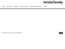 Tablet Screenshot of natasha-turovsky.com